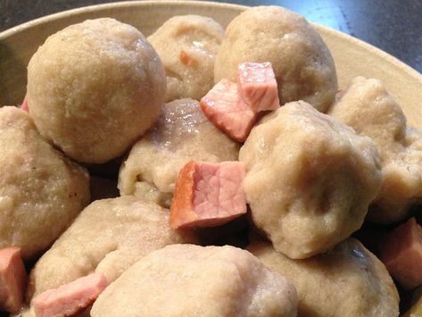 Potato Klubb (Norwegian Potato Dumplings) Recipe Verenika Recipe, Kumla Recipe, Potato Dumplings Recipe, German Fried Potatoes, Potato Dumpling Recipe, Malaysian Recipes, Armenian Food, Noodle Soups, Fresh Peas