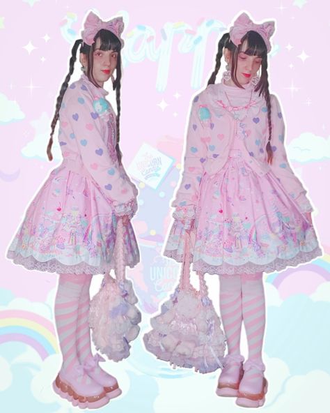 Milky Planet - Angelic Pretty Milky Planet, Kai Fashion, Alexa Poletti, Otome Fashion, Heart Cookie, Hime Gyaru, Goth Scene, Straight Bangs, Wardrobe Inspiration