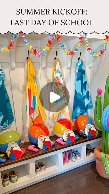 Kelsi Savage on Instagram: "☀️ Last Day of School Tradition ☀️⁣ #gifted  ⁣ Here’s a super fun way to kick off summer! On the last day of school- replace the kids backpacks with pool towels, summer toys, and activities! I found all these fun goodies @orientaltrading ! They have everything you need to kick off summer with a bang!⁣ #orientaltrading  .⁣ .⁣ .⁣ .⁣ #summerfun #summertraditions #familytraditions #summer #summertime #kidssummer #summerkids #traditions" Last Day Of School Traditions, Summer Traditions, Summer Toys, Last Day Of School, Pool Towels, The Last Day, Family Traditions, Kids Backpacks, Summer Kids