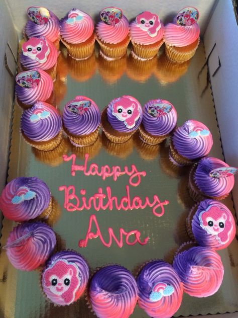 My Little Pony Cupcakes, My Little Pony Cake, Little Pony Cake, My Little Pony Birthday Party, Pony Birthday Party, Little Pony Birthday Party, Pony Cake, 5th Birthday Party Ideas, My Little Pony Party