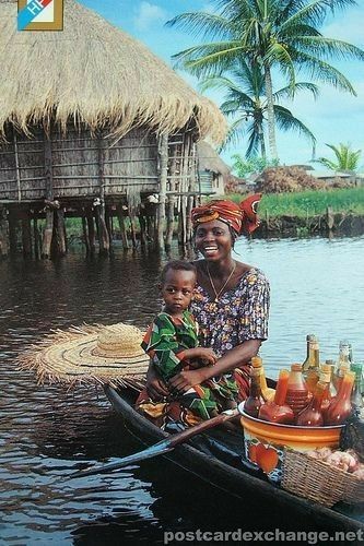 African Life, Scenic Places, Afrique Art, African People, Out Of Africa, Postcard Collection, Ivory Coast, People Of The World, World Cultures