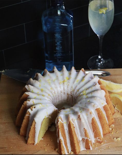 Booze Cake, Cake Bundt, French 75, Bundt Cake Pan, Warm Cake, Sugar Glaze, Pound Cakes, Bundt Cakes Recipes, Bundt Cakes