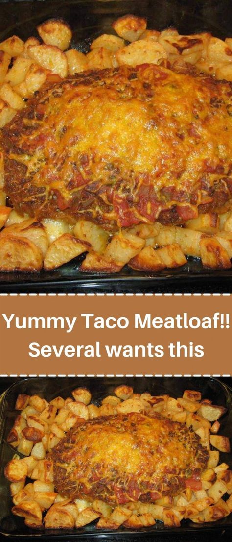 Yummy Taco Meatloaf!! Several wants this recipe….Here ya go! Taco Meatloaf, Mexican Meatloaf, Great Dinner Recipes, Bbq Meat, Mexican Food Recipes Easy, Meatloaf Recipes, Kitchen Recipes, Meatloaf, Om Nom