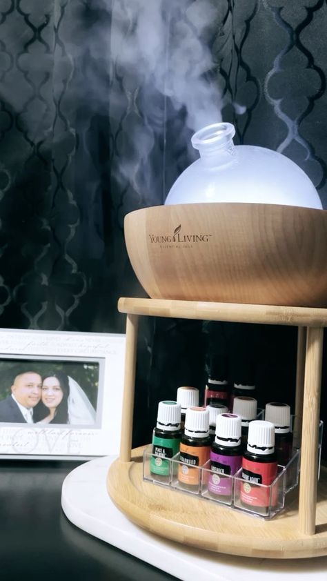 Aria Diffuser Decor, Wooden Diffuser Diy, Essential Oils To Diffuse In Office, Wood Bead Diffuser Diy, Wood Essential Oil Diffuser, Aria Diffuser, I Gotta Feeling, Room Diffuser, Home White