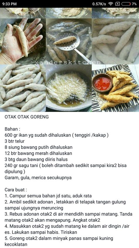 Resepin Otak Otak Goreng, Resep Makanan Beku, Otak Otak, Kuih Lapis, Malay Food, Culinary Cooking, Malaysian Food, Asian Desserts, Delicious Snacks Recipes