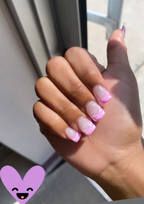 Simple Pink And White Nails, Pink And White Nails, White Nails, Pink And White, Nails, Pink, White, Quick Saves