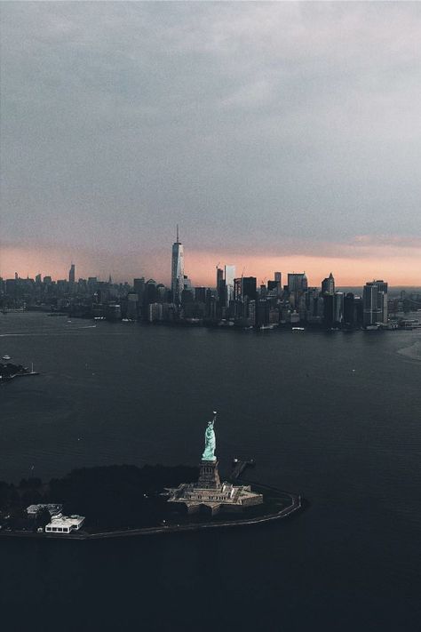 The Statue Of Liberty, Empire State, Aerial View, Aesthetic Wallpaper, Statue Of Liberty, York City, New York City, Statue, New York