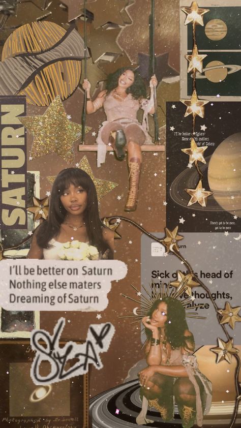 Sza #szasaturn #saturn #like #follow #singer Sza Saturn Lyrics Wallpaper, Saturn Sza Album Cover, Sza Saturn Pics, Sza Collage, Sza Collage Wallpaper, Sza Aesthetic, Sza Singer, Black And Purple Wallpaper, Cute Images For Wallpaper