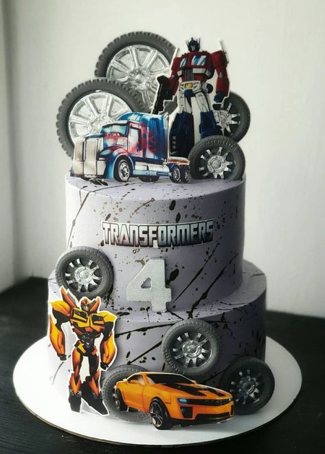 Transformers Decorations, Transformers Birthday Cake, Transformers Cake, Transformers Birthday Parties, Transformers Party, Transformer Party, Transformers Birthday, Car Lamborghini, Transformer Birthday