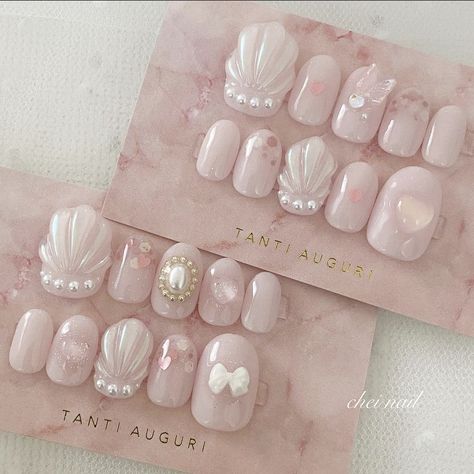 Gel X Nails Pink, Summer Nails Korean, Coquette Nails Aesthetic, Japanese Nail Design, Natural Nail Designs, Vintage Nails, Beauty Nails Design, Gel Nails Diy, Simple Gel Nails