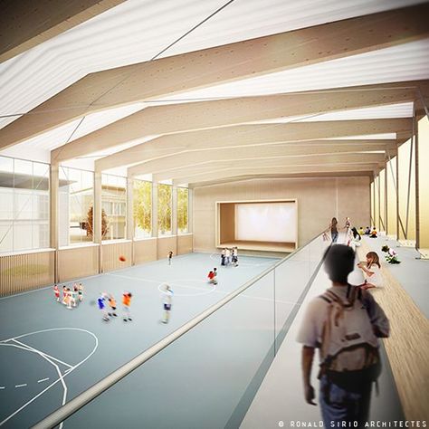 Wolfsburg Germany, School Building Design, Henning Larsen, Sports Centre, Sport Center, Sports Hall, Architecture School, Sports Center, Sport Hall