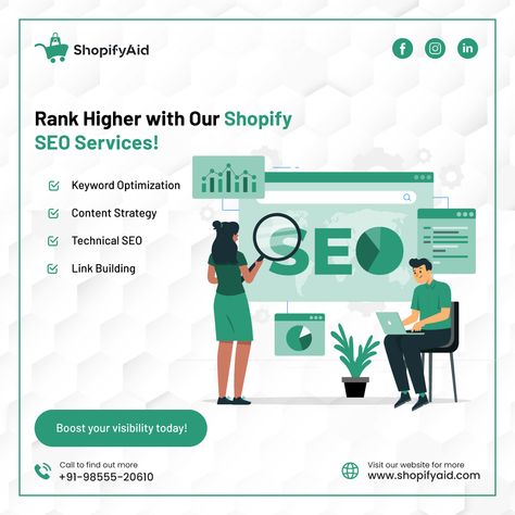 Dominate search engine rankings📈 with our specialized Shopify SEO services🌟🌐. Increase your online presence and attract more customers.👀 

#Shopifyaid #shopifyseo #shopify #seo #seotips #shopifystore #rockpapercopy #seoservices #seoexpert #linkinbio #digitalmarketing #websiteinbio #seoagency #ecommercebusiness Shopify Seo, Seo Agency, E Commerce Business, Seo Optimization, Shopify Store, Seo Expert, Link Building, Seo Tips, Content Strategy