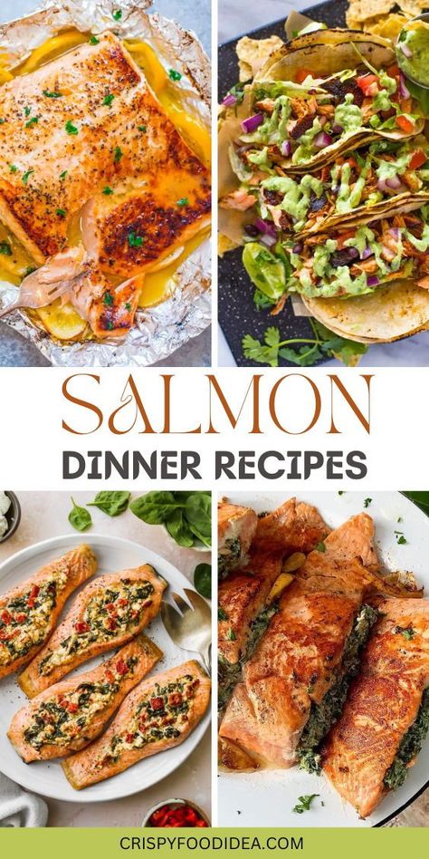 Elevate your dinner game with 21 easy and healthy salmon recipes! From classic grilled salmon to exotic flavors, there's something for everyone. Start cooking now! #SalmonRecipes #HealthyDinners #EasyRecipes Salmon Healthy Meals, Low Calorie Salmon Dinner, Salmon Summer Recipes, Heart Healthy Salmon Recipes, Summer Salmon Recipes, Healthy Salmon Dinner Recipes, What To Serve With Salmon, Summer Salmon Recipe, Salmon Recipes Healthy