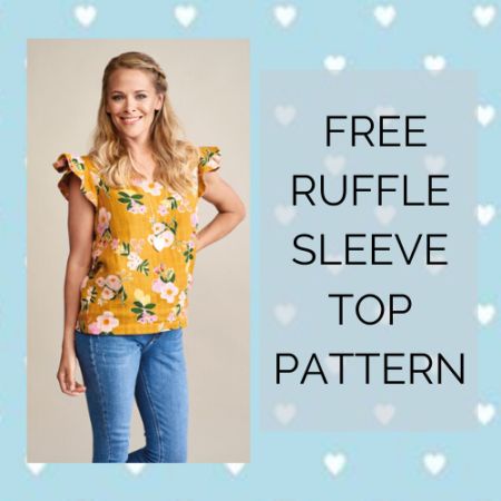 Ladies Patterns – Feed Our Life Flutter Sleeve Top Pattern, Blouse Sewing Pattern Free, Ruffle Shirt Pattern, Ruffle Sleeve Top Pattern, Free Dress Sewing Pattern, Ruffle Blouse Pattern, Ruffle Top Pattern, Flutter Sleeve Pattern, Ruffle Sleeves Pattern