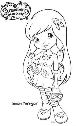 Strawberry Shortcake Lemon Meringue, Strawberry Shortcake Lemon, Strawberry Shortcake Birthday Party, Strawberry Shortcake Coloring Pages, Chibi Coloring Pages, Strawberry Shortcake Birthday, Strawberry Shortcake Cartoon, Drawing Pages, Puppy Coloring Pages