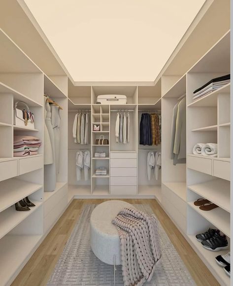 Walk In Closet Inspiration, Dressing Room Closet, Dream Closet Design, Closet Design Layout, Luxury Closets Design, Closet Layout, Wardrobe Room, Dream Apartment Decor, Bedroom Closet Design