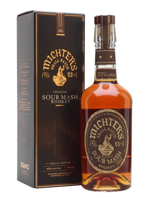 Michter's US*1 Original Sour Mash Whiskey - Gift Box : The Whisky Exchange Whiskey Gift Box, Fruit Facts, Candied Orange Peel, Cinnamon Butter, Cinnamon Almonds, Glass Packaging, Whiskey Gifts, American Whiskey, Whiskey Sour