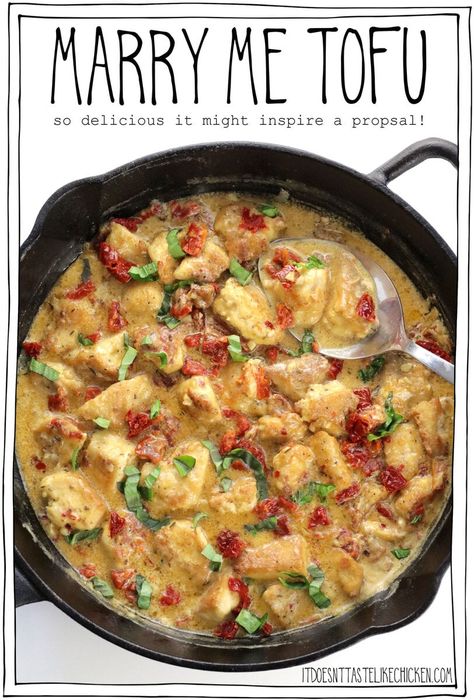 Resep Vegan, Tofu Recipes Vegan, Tofu Dishes, Like Chicken, Vegan Main Dishes, Easy Delicious Recipes, Tofu Recipes, Vegan Cooking, Vegan Dinner Recipes