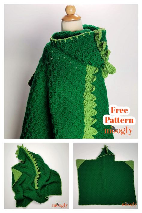 Cuddle Up Dinosaur Hooded Blanket Free Crochet Pattern Hooded Dinosaur Blanket Crochet Pattern, Free Crochet Pattern For Dinosaur Blanket, Crochet Dinosaur Hooded Blanket, Crochet Hooded Dinosaur Blanket Free Pattern, Dragon Scale Blanket Crochet Pattern Free, Crochet Hooded Blanket Kids, Dinosaur Crochet Blanket Pattern Free, Hooded Crochet Blanket, Hooded Blanket Crochet Pattern Free