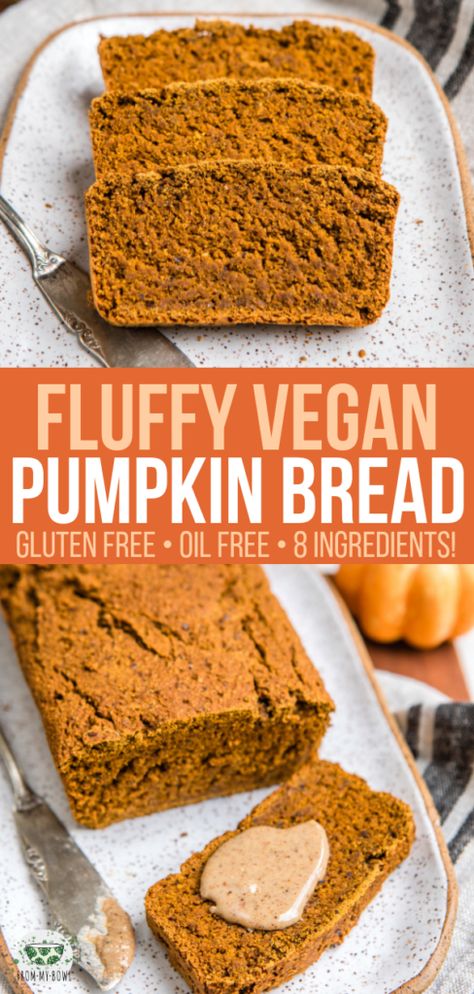 Pumpkin Vegan, Healthy Vegan Dessert, Vegan Pumpkin Bread, Dessert Pumpkin, Gluten Free Pumpkin Bread, Cheesecake Vegan, Dessert Oreo, Fall Breakfast, Cake Vegan