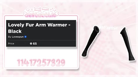 Roblox Code Arm Warmers, Roblox Arm Warmers Codes Black, Roblox Gloves Codes, Fluffy Arm Warmers, Fur Arm Warmers, White Arm Warmers, Abs Shirt, Aesthetic Mask, Boots Code