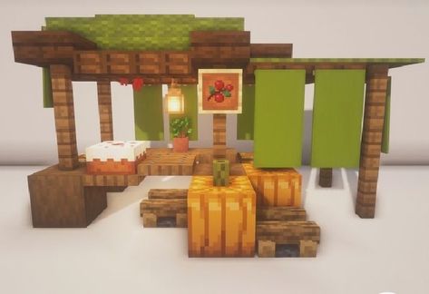 Minecraft Japanese Market Stall, Market Ideas Minecraft, Market Place Minecraft Ideas, Minecraft Farmer Market, Minecraft Market Stall Design, Market Stall Minecraft Ideas, Minecraft Street Market, Minecraft Village Market Stalls, Cute Minecraft Market Stalls