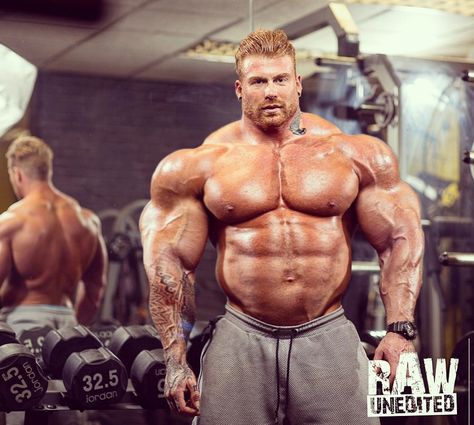 Extreme Bodybuilding, Huge Muscles, Ginger Hair Men, Male Pose Reference, Gym Guys, Beefy Men, Big Muscles, Big Guys, Men's Muscle