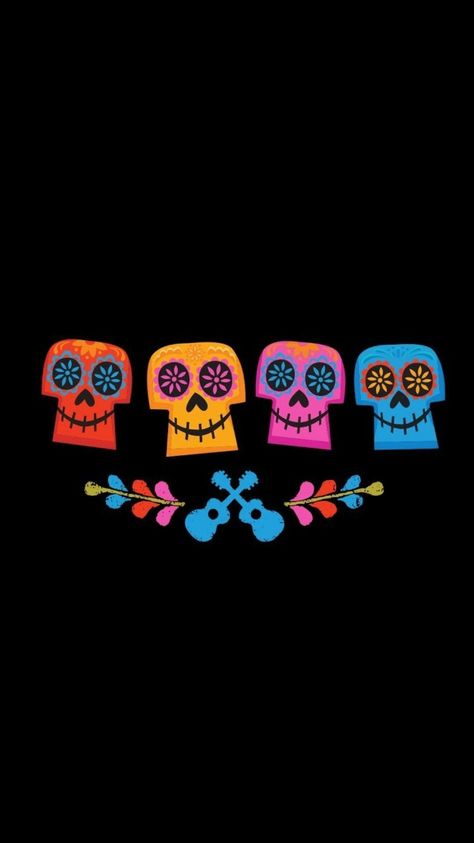 Coco Art Pixar, Coco Wallpaper Disney, Coco Bulletin Board, Coco Disney Art, Mexico Drawing Ideas, Coco Background, Day Of The Dead Aesthetic, Coco Drawing, Day Of The Dead Wallpaper