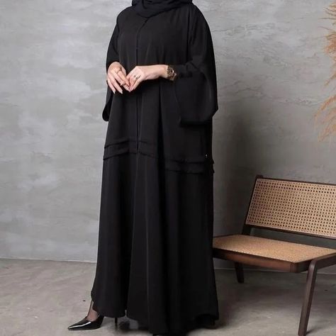 Pardha Model Black, Pardha Model, New Model Abaya, Abaya Business, Deen Knowledge, New Abaya Designs, Simple Abaya, Casual Abaya, Abaya Outfit