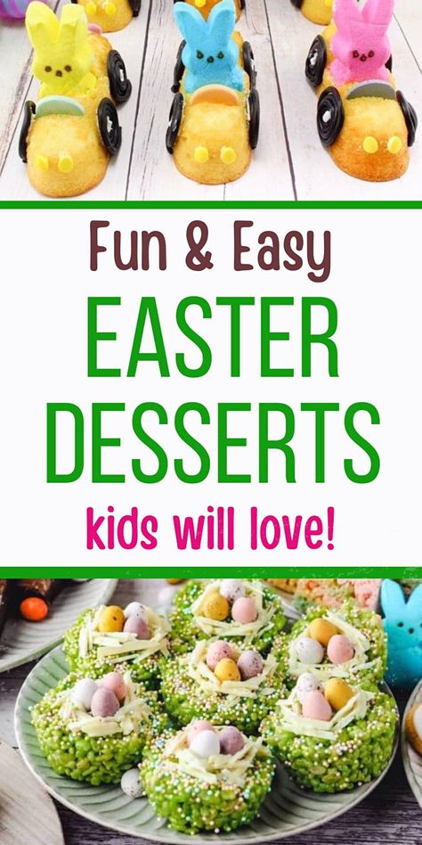 desserts Easter Kids Table, Easter Treats For Kids, Fun Easter Treats, Easter Drink, Easter Brunch Table, Easy Easter Treats, Easy Snacks For Kids, Easy Easter Desserts, Easter Snacks