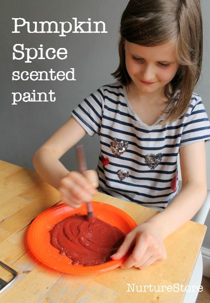 pumpkin spice scented paint :: fall painting craft :: autumn crafts Autumn Preschool Theme, September Activities, Clever Kids, Pumpkin Scent, Halloween Sensory, Fall Preschool, Fall Spices, Pumpkin Theme, Autumn Crafts