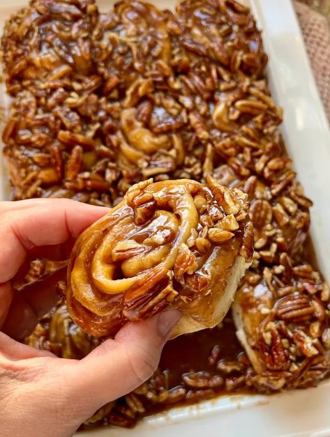 Sticky Buns Sourdough, Sour Dough Thanksgiving, Sticky Bun Focaccia, Pecan Sourdough Bread, Sourdough Pecan Rolls, Sourdough Discard Sticky Buns, Sourdough Discard Pepperoni Rolls, Sourdough Discard Carmel Rolls, Carmel Rolls Sourdough