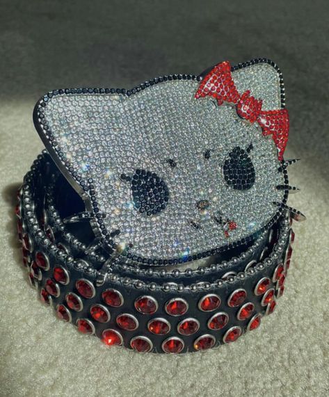 Hello Kitty Belt, La Jewelry, Vintage Street Fashion, Bling Belts, Hello Kitty Jewelry, Beach Icon, Hello Kitty Backgrounds, Hello Kitty Pictures, Hello Kitty Plush