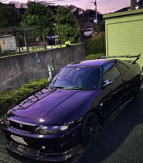 Nissan Skyline Gtr R33, Japanese Sports Cars, Tuning Cars, Purple Car, Pimped Out Cars, Best Jdm Cars, Lovely Car, Nissan Gtr Skyline, Nissan Skyline Gtr