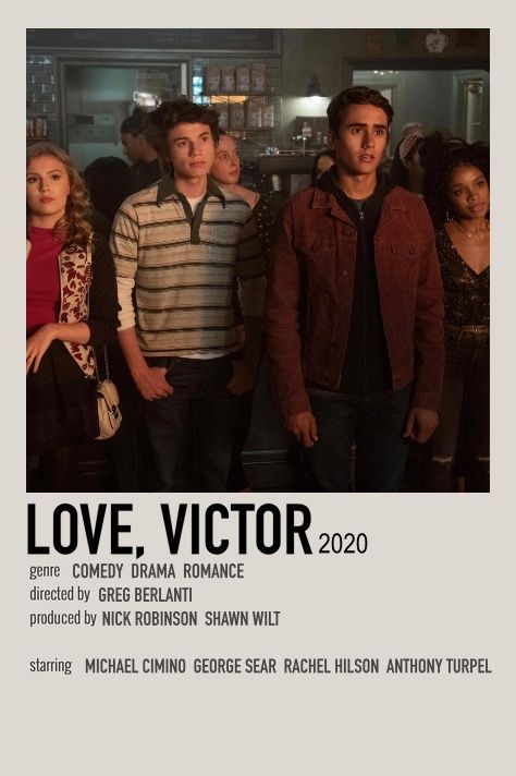 Love Victor, Becky Albertalli, Greg Berlanti, Alternative Movie Posters, Movie List, Minimalist Poster, Movie Poster, Talk Show, Tv Shows