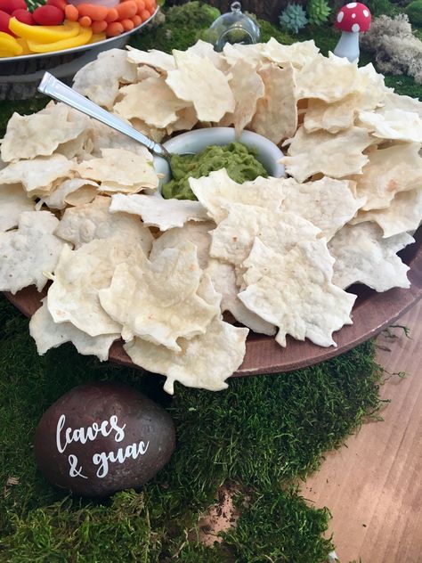 Enchanted Fairy Birthday Party Food, Enchanted Party Food, Enchanted Forest Snack Table, Forest Birthday Party Activities, Wild One Forest Birthday Party, Enchanted Forest Snacks, Woodland Theme Birthday Party Food, Enchanted Woods Party, Tree Themed Birthday Party