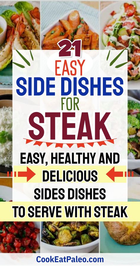 What To Serve With Flank Steak Dinners, Best Side Dishes For Steak Veggies, Sides To Cook With Steak, Sides With Steaks Easy, Camping Steak Dinner Sides, Steak Bbq Side Dishes, Side Dishes For Steak Dinner Ideas, What To Serve With Steak On The Grill, T Bone Steak Dinner Ideas Sides