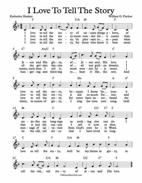 I Love To Tell The Story Hymn, Everything I Wanted Lyrics, Story Sheet, Lyrics Of Songs, Bible Songs For Kids, Gospel Song Lyrics, Library Photos, Hymns Of Praise, Hymn Sheet Music