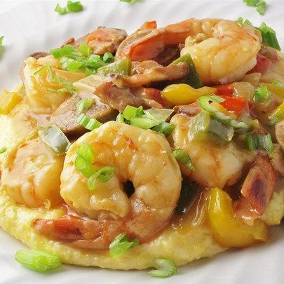 Old Charleston Style Shrimp and Grits I "Wow! Made this for my husband and he devoured it....said it was the best dish I have ever made. This is a great recipe and hearty. Loved it!" Shrimp N Grits Recipe, Cheesy Grits, Charleston Style, Grits Recipe, Shrimp And Grits, Shrimp N Grits, Shrimp Seasoning, Andouille Sausage, Andouille