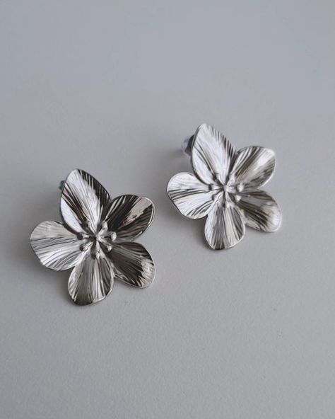 Our best selling flower studs are now available in Silver ❤️ July 7, Flower Studs, Jewelry Packaging, Silver Flowers, Packaging, Flowers, Silver, On Instagram, Quick Saves