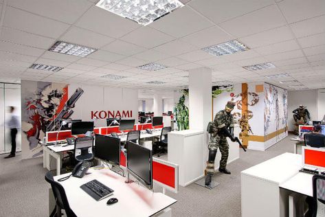 The 50 Top Video Game Design Companies in The World Top Video Games, Company Office, Cool Office Space, Red Studio, Office Fit Out, Office Pictures, Video Game Design, Cool Office, Workplace Design