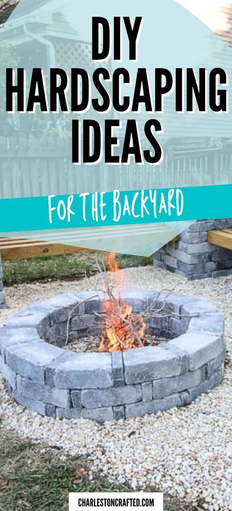 Cheap Hardscape Ideas Backyards, Hardscapes For Backyard, Hardscape Ideas Backyard Patio Design, Diy Hardscape Backyard, Diy Hardscaping Ideas, Hard Scaping Ideas, Hardscaping Backyard Ideas, Backyard Hardscape Design, Hardscape Ideas Backyard On A Budget