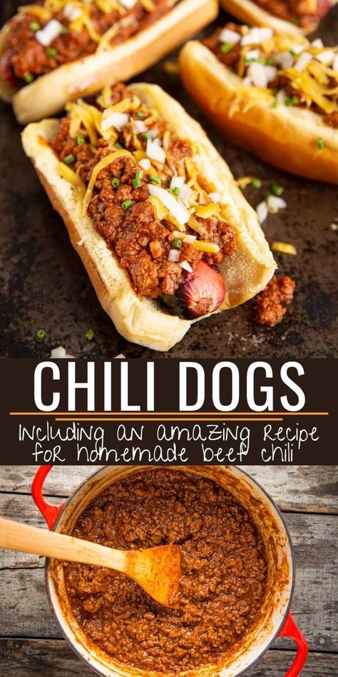 Best Hot Dog Chili Recipe, Chili Sweet, Chili Dog Chili Recipe, Hotdog Chili Recipe, Hot Dog Chili Sauce, Traeger Smoker, Hot Dog Sauce, Grilling Hot Dogs, Beef Chili Recipe