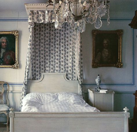 Gustavian Decor, Gustavian Interiors, Swedish Interiors, Gustavian Furniture, Swedish Decor, Swedish Furniture, Gustavian Style, Swedish Style, Classic Bedroom