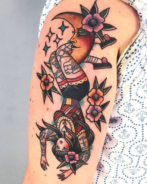 Tato Geisha, Traditional Tattoo Inspiration, Traditional Style Tattoo, Sailor Jerry Tattoos, Tattoos Mandala, Traditional Tattoo Sleeve, 4 Tattoo, Traditional Tattoo Design, Traditional Tattoo Art