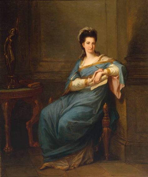 Portrait of a Lady, Angelica Kauffmann,1775, finished 'out of friendship' | inspiration for Girl Reading (2011) by Katie Ward Angelica Kauffmann, Neo Classicism, Masquerade Dance, 18th Century Art, Neoclassical Art, Swiss Art, Portraits Female, Cupid And Psyche, Tate Britain