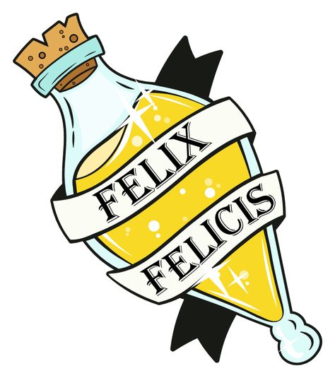 Harry Potter Felix Felicis Potion Sticker. It is very difficult to make the Liquid Luck magical potion, which brings luck to all who drink it in all matters for a while. Harry Potter Golden Egg, Harry Potter Felix Felicis, Fanart Harry Potter, Harry Potter Gryffindor Scarf, Elmo Christmas, Liquid Luck, Imprimibles Harry Potter, Felix Felicis, Harry Potter Art Drawings