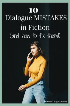 10 common dialogue mistakes in fiction and how to fix them. #amwriting #writing #writingtips #writingtip #writerslife Writing Mystery, Screen Writing, Character Writing, Writing Course, Writer Tips, Buch Design, Creative Writing Tips, Writers Notebook, Writing Motivation