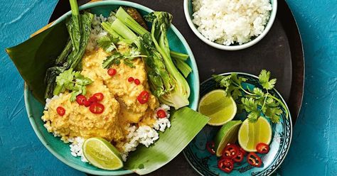 The family will love the flavour of this mild, sweet curry. Balinese Chicken, Balinese Recipe, Chicken Curry Recipe, Chicken Asparagus, Curry Chicken Recipes, Asian Flavors, Curry Recipe, Chicken Curry, Curry Chicken