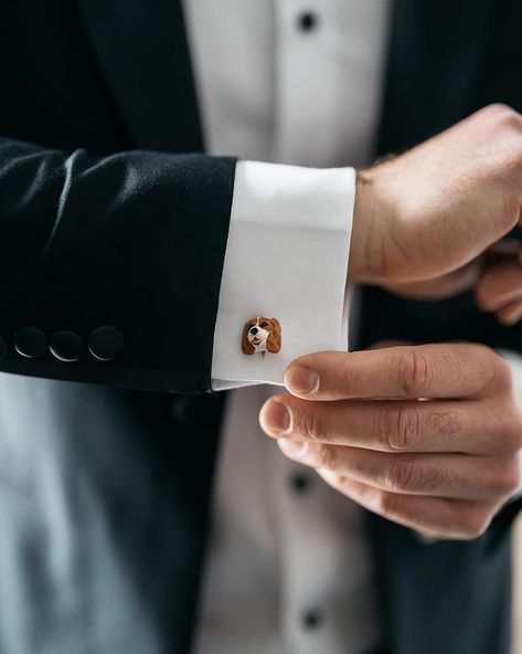 Pippa you stole the show like you stole Nick & Kate’s hearts ♥️ 🐾♥️ 📸 Photographer: @Courtney.Laura.Photography Venue: @vueonhalcyon Suits: @peterjacksonau 🛒pawfectlove.com.au 🤲handcrafted in Australia ⭐️500+ reviews 🌎 ships globally Cavalier Dog, Groom Cufflinks, Pet Keepsake, Wedding Cufflinks, Miniature Dogs, Adelaide Australia, Polymer Clay Miniatures, Pet Memorial Gifts, Cufflinks Wedding